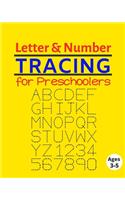 Letter & Number Tracing Book for Preschoolers