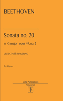 Beethoven Sonata no. 20 in G major: op. 49, no. 2