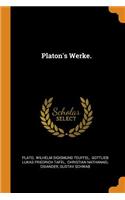 Platon's Werke.