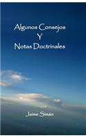 Algunos Consejos y Notas Doctrinales