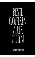 Beste Golferin Aller Zeiten Notizbuch