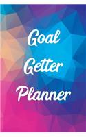 Goal Getter Planner: Bullet Journal with 12 Month Circle Habit Tracker and 53 Week Vertical Planner + Dot Grid Pages for Notes, Goal Getter Journal, Daily Goal Setting P