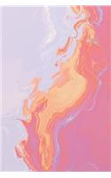 Abstract Pink Gold Notebook