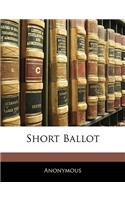 Short Ballot