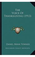 The Voice Of Thanksgiving (1913)
