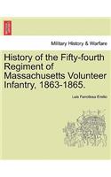 History of the Fifty-Fourth Regiment of Massachusetts Volunteer Infantry, 1863-1865.: (English)