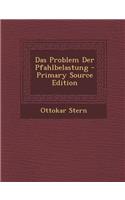 Das Problem Der Pfahlbelastung