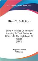 Hints to Solicitors