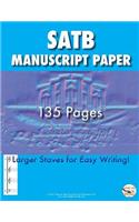 SATB Manuscript Paper