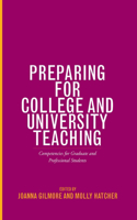 Preparing for College and University Teaching