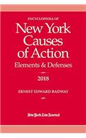 Encyclopedia of New York Causes of Action 2018