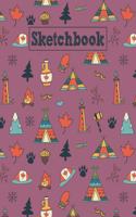 Sketchbook: 8.5 x 11 Notebook for Creative Drawing and Sketching Activities with Canada Themed Cover Design
