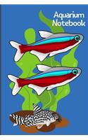 Aquarium Notebook: Customized Compact Aquarium Logging Book, Thoroughly Formatted, Great For Tracking & Scheduling Routine Maintenance, Including Water Chemistry, Fish