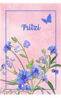 Fritzi: Personalized Journal with Her German Name (Mein Tagebuch)