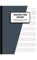 Guitar Tab Paper