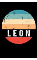 Leon: 100 Pages 6 'x 9' - Dot Grid Paper Journal Manuscript - Planner - Scratchbook - Diary