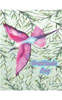 Gratitude Log: Green Leaf 8.5 x 11 Gratitude Log, Journal, Diary