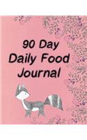 90 Day Daily Food Journal: Break Up With Your Diet, Personal Health Record Keeper and Logbook for Intuitive Eat