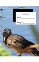 Composition Journal Duck 100 Graph Pages: 1 Subject Student Notebook Math Science Graph Paper Featuring Duck Portrait
