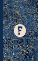 Monogram F Marble Notebook (Blue Ginger Edition)