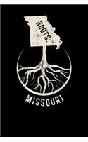 Missouri Roots: Proud Homeland Blank Notebook Journal