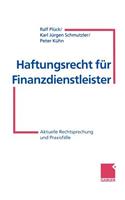 Haftungsrecht Für Finanzdienstleister