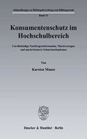 Konsumentenschutz Im Hochschulbereich