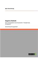 Negative Ästhetik