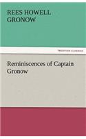 Reminiscences of Captain Gronow