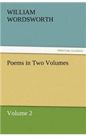Poems in Two Volumes, Volume 2