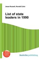 List of State Leaders in 1990: (English)