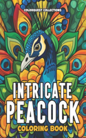 Intricate Peacock Coloring Book