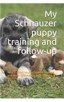My Schnauzer puppy training and follow-up
