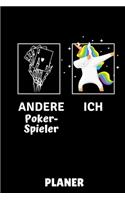 Andere Poker-Spieler Ich Planer: A5 TAGESPLANER Poker Buch - Kartenspiele - Kartenspiel - Geschenkbuch für ein Poker Set - Poker lernen - Anfänger - Geschenk für Erwachsene