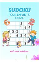 SUDOKU pour Enfants 6-8 ans 6x6 avec solutions