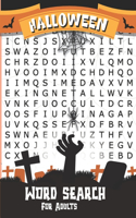 Halloween Word Search For Adults