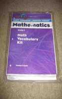 Scott Foresman Addison Wesley Math 2004 Vocabulary Kit Cards Grade 3