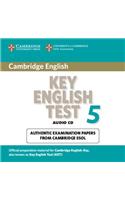 Cambridge Key English Test 5 Audio CD: Official Examination Papers from University of Cambridge ESOL Examinations