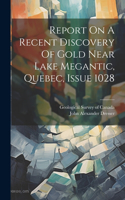 Report On A Recent Discovery Of Gold Near Lake Megantic, Quebec, Issue 1028