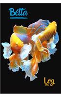 Betta Log: Blank Lined Book For Betta Fish Tank Maintenance. Great For Monitoring Water Parameters, Water Change Schedule, And Breeding Conditions.