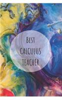 Best Calculus Teacher: Teachers and students wide ruled line journal or composition book