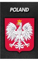 Poland: Coat of Arms - 2020 Weekly Calendar - 12 Months - 107 pages 6 x 9 in. - Planner - Diary - Organizer - Agenda - Appointment - Half Spread Blank Pages