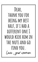 Funny Couples Notebook