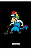 Notebook: Geocaching Unicorn