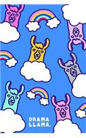 Drama Llama Rainbow Journal