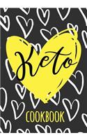 Keto Cookbook: Blank Recipe Book to Write in Cookbook Organizer