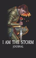 I AM THE STORM Journal: Your personal faith journal for christian woman or man