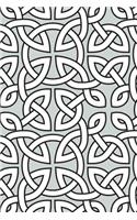 Viking Pattern - Go To Valhalla 44: Blank Dot Grid Notebook for Norse Mythology Lovers