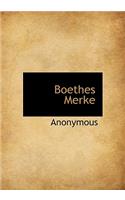 Boethes Merke