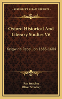 Oxford Historical And Literary Studies V6